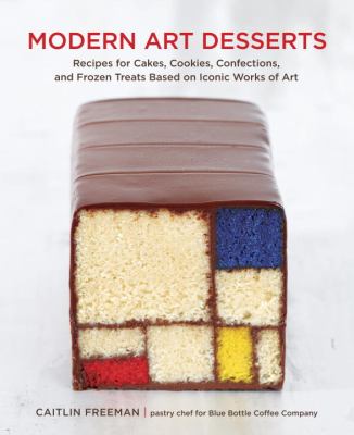 modern art desserts