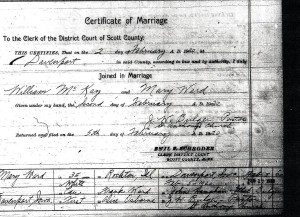 McKay Wedding License 2